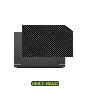 برچسب پوششی پشت لپ تاپ مولتی نانو طرح کربن مدل X-F1C مناسب برای لپ تاپ اچ پی Victus 15 FB1013DX 15.6 inch