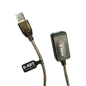 کابل افزایش طول  USB 2.0 دی نت مدل UF523 طول 10 متر