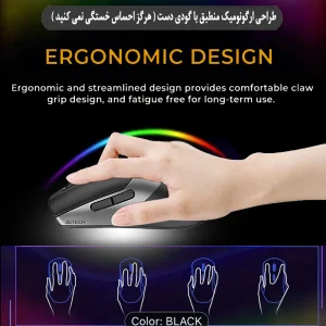 ماوس بی سیم ای فورتک مدل FSTYLER-FG-5O-S-PLUS-SILENT