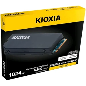 اس اس دی اینترنال PCIe Gen4 x4 کیوکسیا مدل Exceria With Heatsink ظرفیت 1 ترابایت