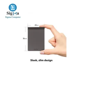 اس اس دی اکسترنال لکسار مدل SL200 ظرفیت 512 گیگابایت رابط USB 3.1 Gen1