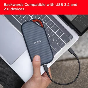 اس اس دی اکسترنال سن دیسک مدل E82 EXTREME PRO WITH USB4 ظرفیت 4 ترابایت رابط USB4