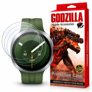 محافظ صفحه نمایش شیشه ای گودزیلا مدل G-Glass مناسب برای ساعت هوشمند سامسونگ Galaxy Watch 9 44mm بسته 3 عددی