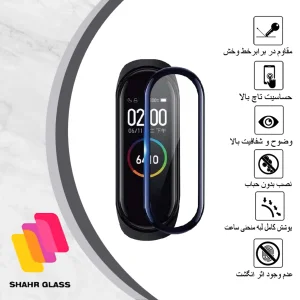 محافظ صفحه نمایش نانو شهر گلس مدل  PMSR مناسب برای مچ بند هوشمند شیائومی Mi Band 4