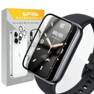 محافظ صفحه نمایش اسپریگ مدل Glass Pmma مناسب برای ساعت هوشمند شیائومی Mi band 7 Pro