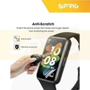 محافظ صفحه نمایش اسپریگ مدل Glass Pmma مناسب برای ساعت هوشمند شیائومی Mi band 7 Pro