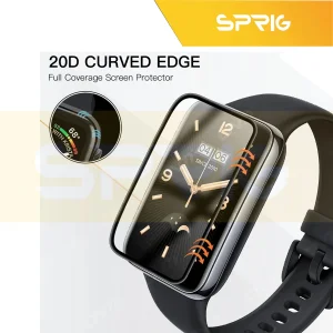 محافظ صفحه نمایش اسپریگ مدل Glass Pmma مناسب برای ساعت هوشمند شیائومی Mi band 7 Pro