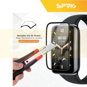 محافظ صفحه نمایش اسپریگ مدل Glass Pmma مناسب برای ساعت هوشمند شیائومی Mi band 7 Pro