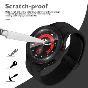 محافظ صفحه نمایش شیشه ای گودزیلا مدل G-Glass مناسب برای ساعت هوشمند سامسونگ Galaxy Watch 5 44mm