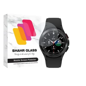 محافظ صفحه نمایش شهر گلس مدل SMPWATCHS مناسب برای ساعت هوشمند سامسونگ  Galaxy  Watch 4 classic 42 mm