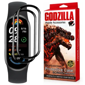 محافظ صفحه نمایش گودزیلا مدل G-PMMA مناسب برای مچ بند هوشمند شیائومی Mi Band 9 / 8/ 7 بسته 2 عددی