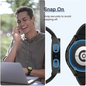 کاور راینو مدل W6-Cover مناسب برای ساعت هوشمند سامسونگ Watch 6 40mm به همراه محافظ صفحه نمایش