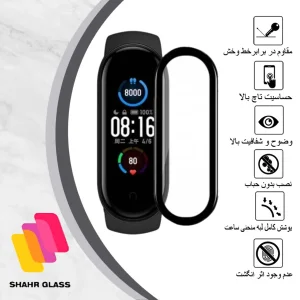 محافظ صفحه نمایش نانو شهر گلس مدل PMSR مناسب برای ساعت هوشمند شیائومی Mi Band 4