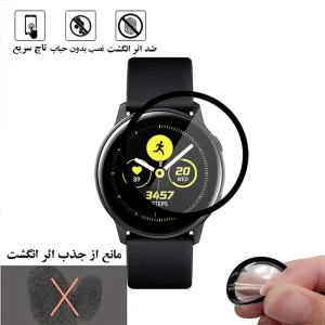 محافظ صفحه نمایش لایونکس مدل PMMAWL مناسب برای ساعت هوشمند سامسونگ Galaxy Watch Active 40 mm