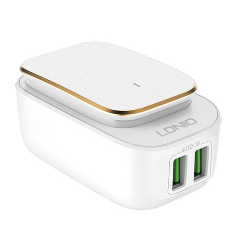 LDNIO A2205 LED Touch Lamp with 2 USB ports Charger