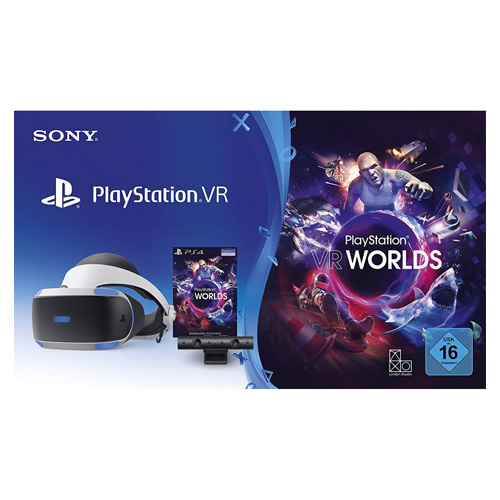 عینک واقعیت مجازی سونی PlayStation VR به همراه دوربین و کد بازی PS VR Worlds