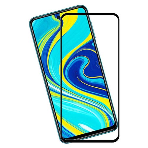 محافظ صفحه شیشه ای تمام صفحه تمام چسب OG شیائومی  Redmi 9 Pro