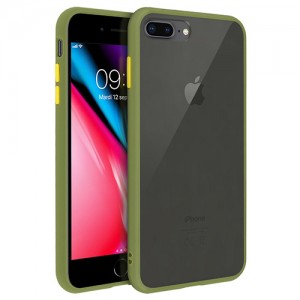 Hybrid Simple Matte Bumper Phone Case For iPhone 7 Plus