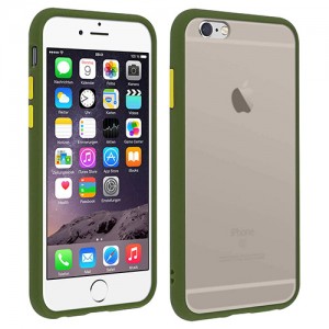 Hybrid Simple Matte Bumper Phone Case For iPhone 6