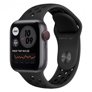 Apple Watch Series 6 40mm Space Gray Aluminum Case with Nike Sport Band