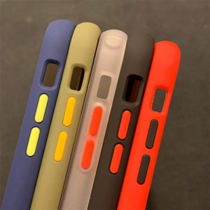 Hybrid Simple Matte Bumper Phone Case For iPhone 6 Plus