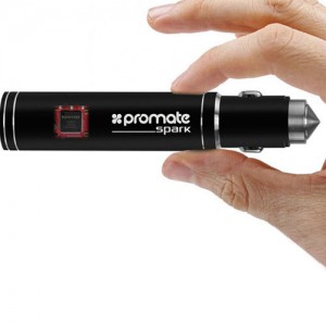 Promate Spark 2800mAh Car Charger Power bank
