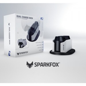 پایه شارژر دوگانه SparkFox مخصوص Dualsense همراه با آداپتور برق