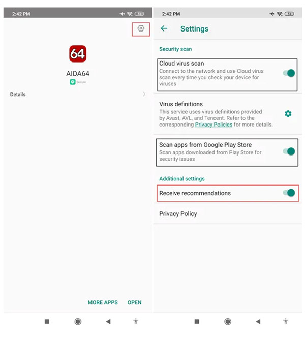 حذف تبلیغات در گوشی Redmi Note 8 Pro