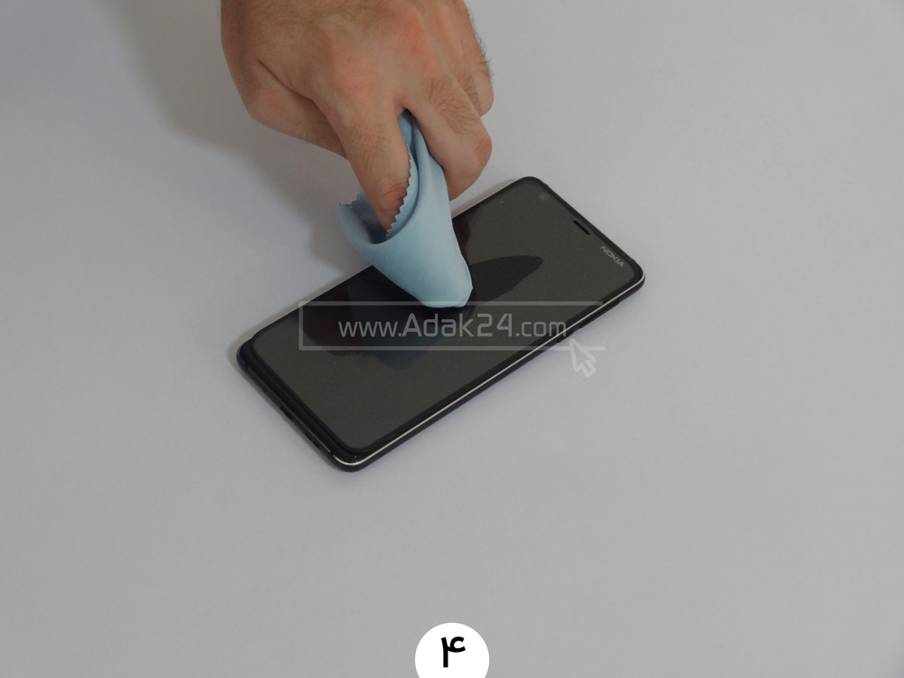 iPhone X چسباندن محافظ روی صفحه نمایش