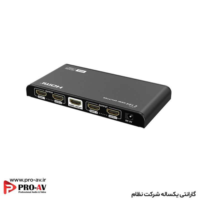 اسپلیتر 1 به 4 HDMI لنکنگ LKV314HDR V3.0