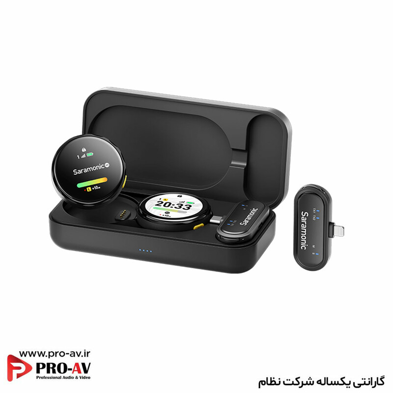 میکروفون بی سیم سارامونیک BlinkMe U2 با صفحه نمایش لمسی