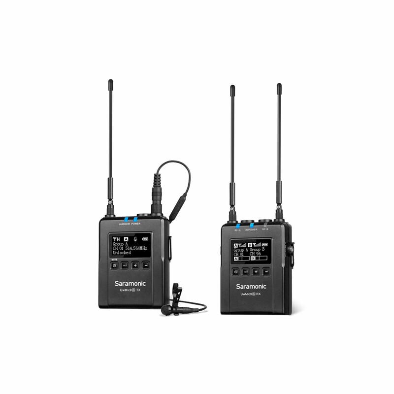 میکروفون بی‌‌سیم یقه‌‌ای سارامونیک مدل UwMic9s Kit1