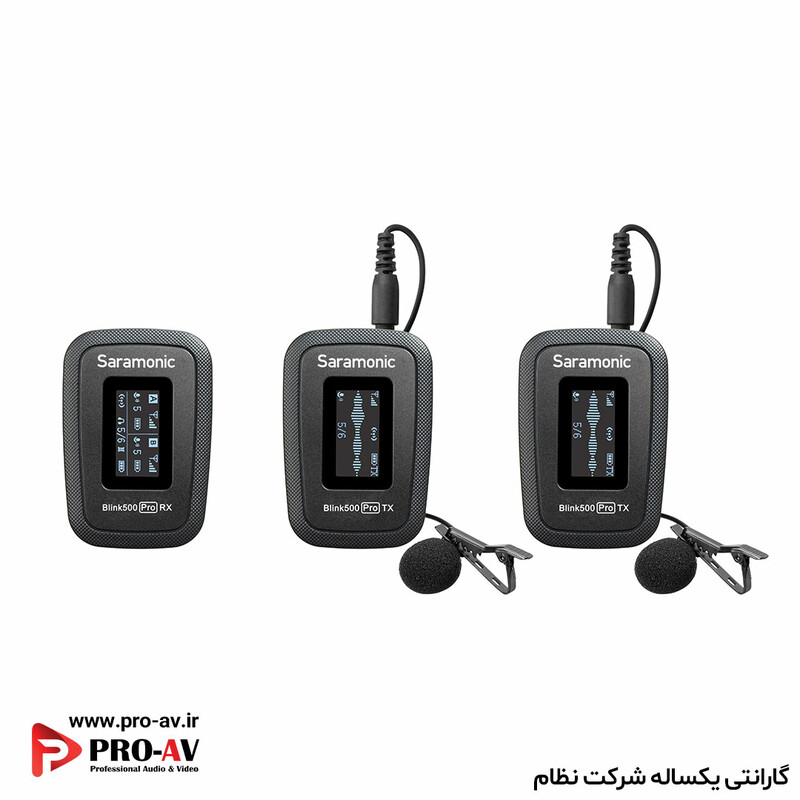 میکروفون بی‌‌ سیم سارامونیک مدل Blink500 Pro B2 با دو فرستنده