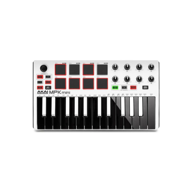 میدی‌ کنترلر AKAI مدل MPK Mini mkII Limited Edition White