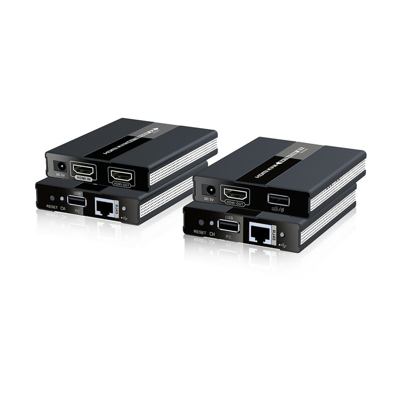 KVM اکستندر HDMI لنکنگ مدل LKV371KVM روی کابل شبکه تا 60 متر