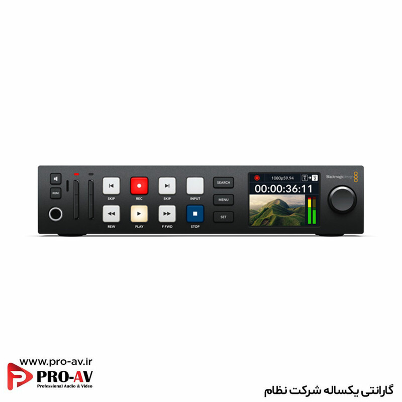 ضبط‌کننده تصویر Blackmagic Design مدل HyperDeck Studio HD Plus