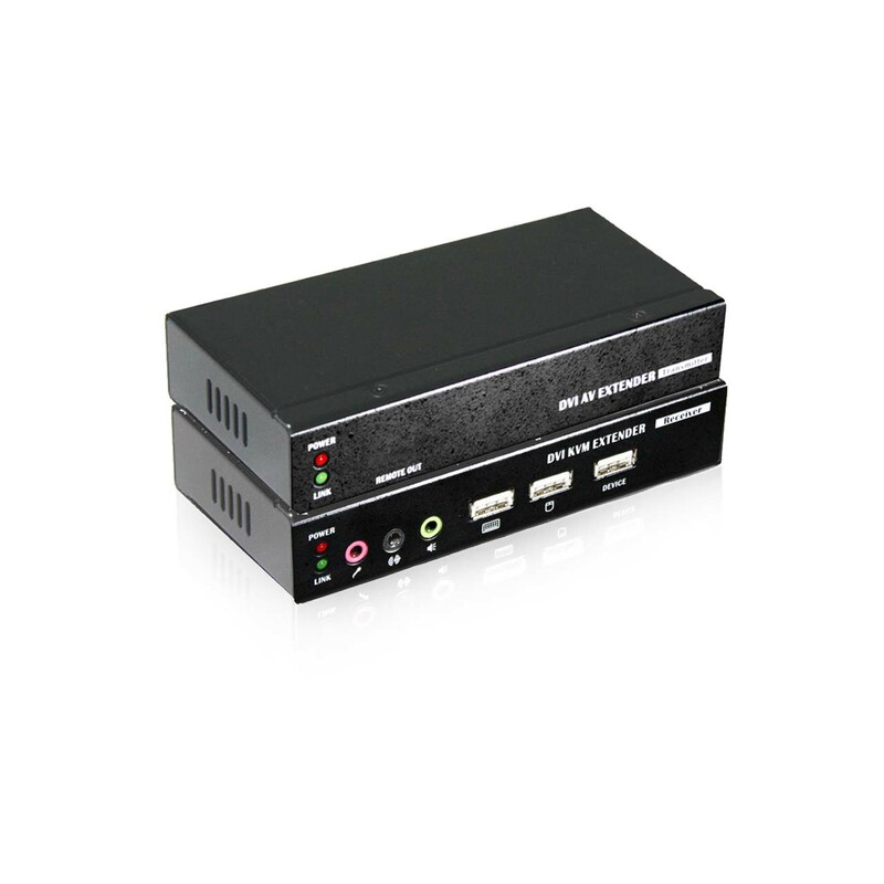 KVM اکستندر برند UNICLASS مدل DX-050 تا 50 متر (DVI+USB)