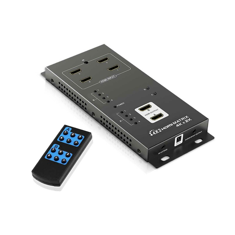 ماتریس سوئیچ ۴ در ۲ HDMI برند لنکنگ مدل LKV342PRO