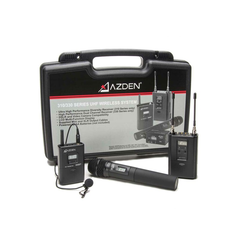 میکروفن بی‌ سیم دو کانال AZDEN مدل 330LH