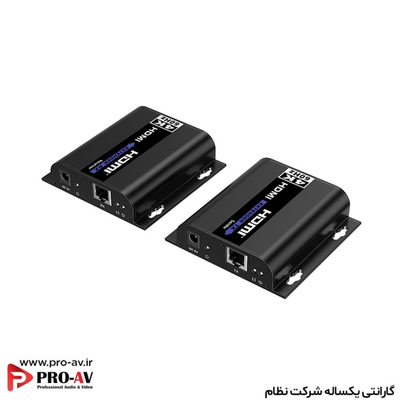 اکستندر HDMI تحت شبکه 4K@60Hz مدل LKV483