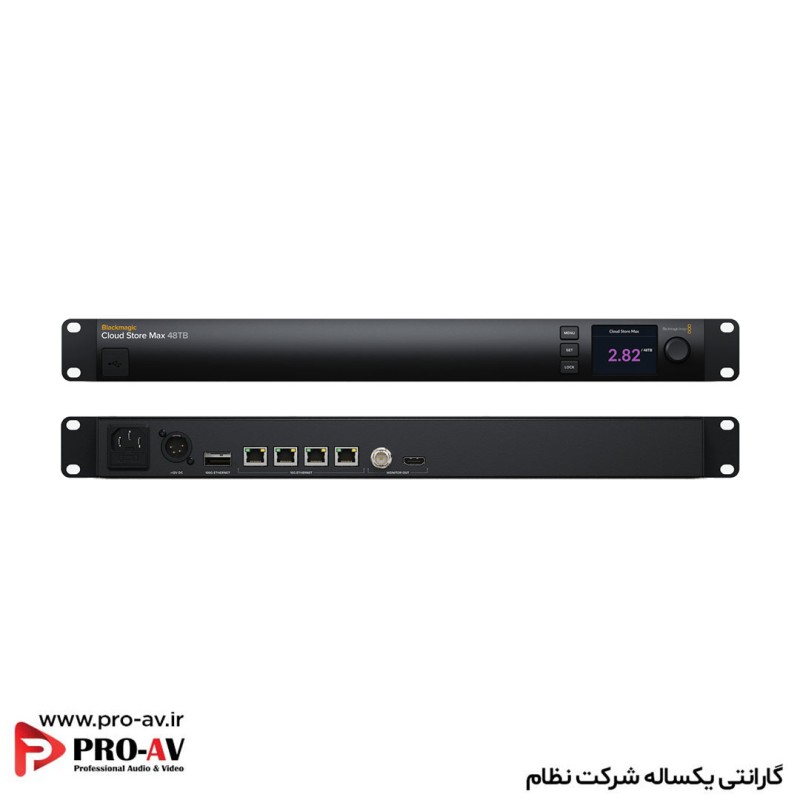 ذخیره‌ساز حرفه‌ای ابری بلک‌مجیک Blackmagic Cloud Store Max 48TB