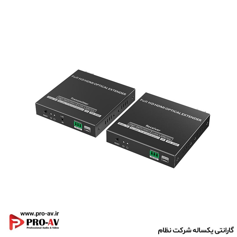 گیرنده اکستندر HDMI فیبر نوری over IP مدل LKV752
