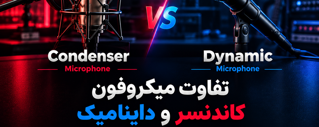 تفاوت‌ میکروفون کاندنسر و داینامیک