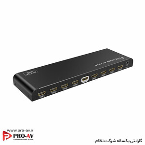 اسپلیتر 1 به 8 HDMI لنکنگ LKV318HDR-V3.0