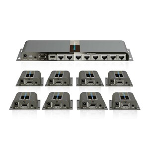 اسپلیتر اکستندر ۱ به ۸ HDMI لنکنگ مدل LKV718PRO
