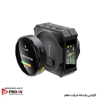 میکروفون بی‌سیم هوشمند سارامونیک BlinkMe B2 با صفحه نمایش لمسی