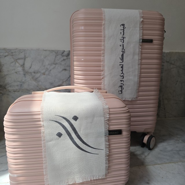 اویز چمدان پارچه ای