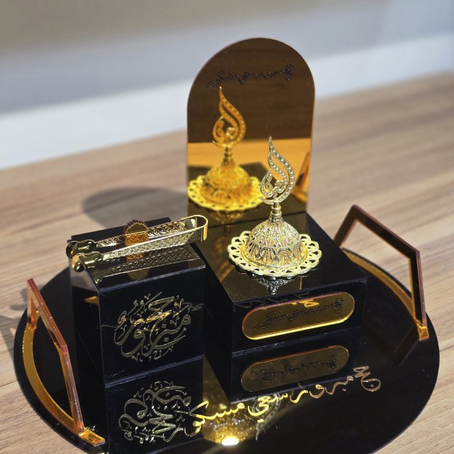 ست بخور سوز آینه ای حج