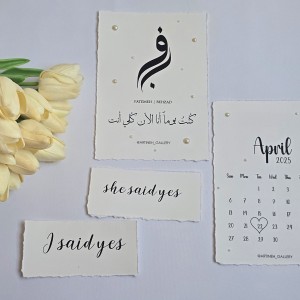 پک ۴ عددی کارت دعوة