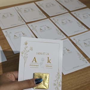 پک ۴ عددی گیفت کارت شکلات